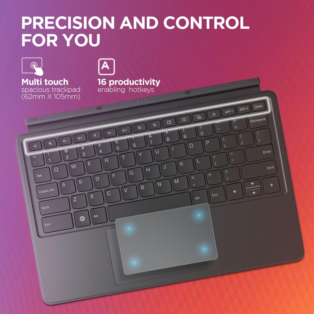 Lenovo Original Ideatab Pro Keyboard| Detachable 3-Point Pogo-Pin